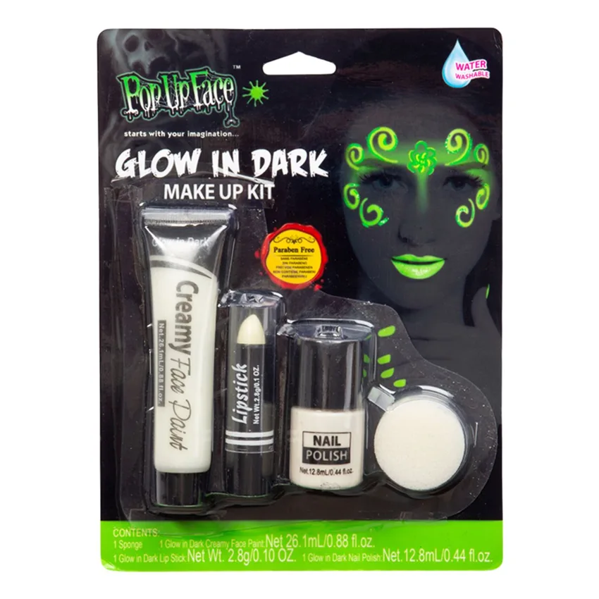 FaceOn Sminkesett Glow in the Dark