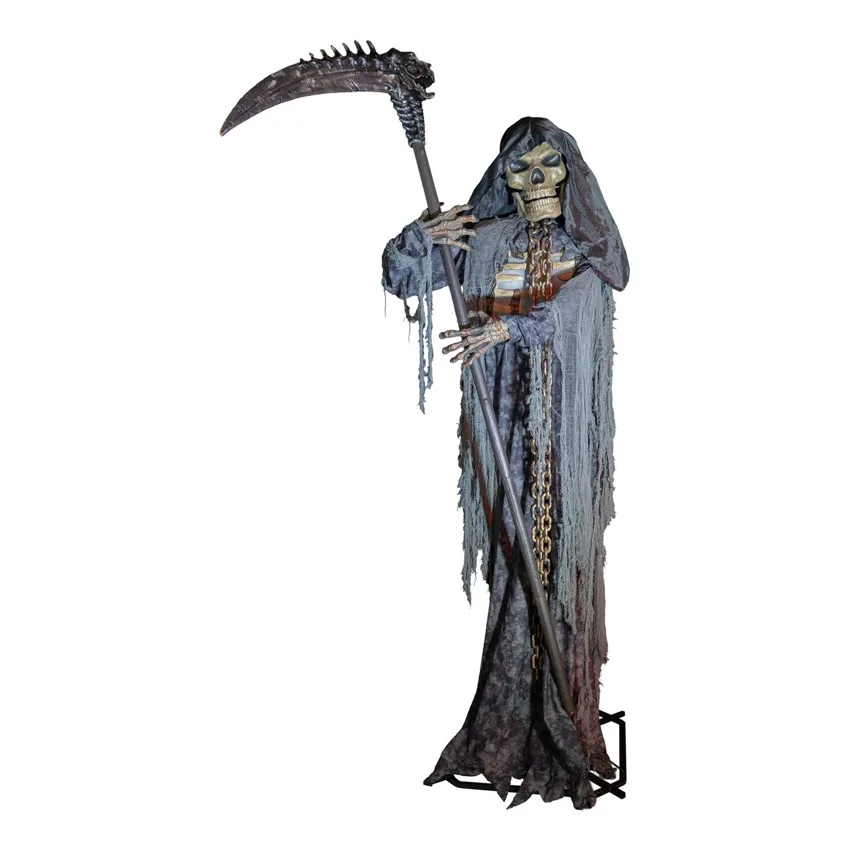 Grim Reaper med Ljå Bevegelig Rekvisitt